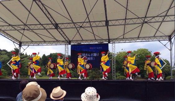 平泉世界遺産祭2015盛岡さんさ踊り