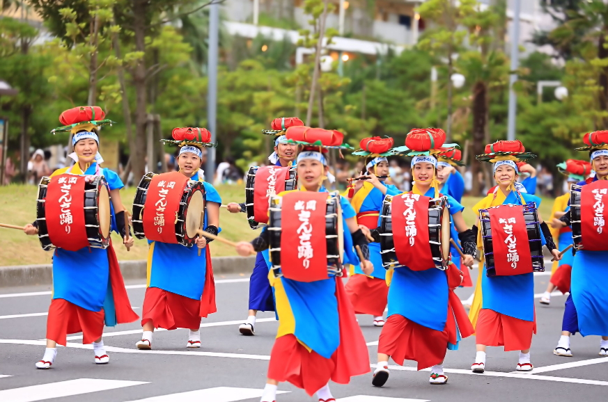 2016年浦安フェスティバルで盛岡さんさ踊りパレード！今年もありがとうございました！