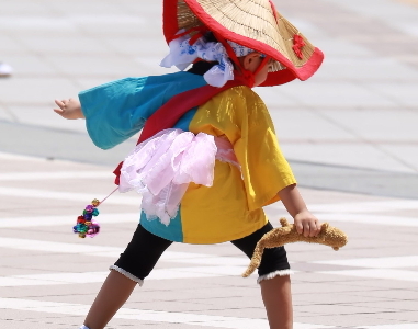 平泉世界遺産祭り2016でのさんさ踊り